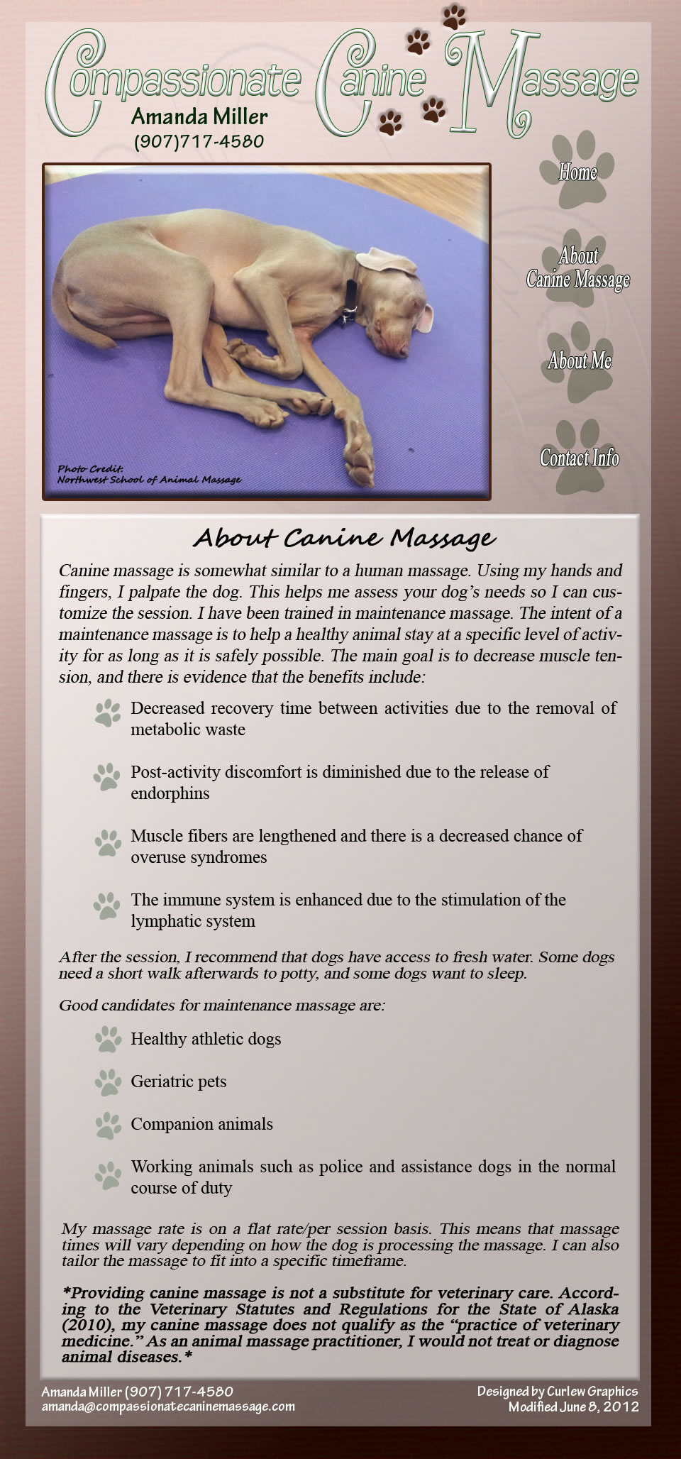 About Compassionate Canine Massage